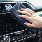 1-10pcs Absorbent Towel for Black Microfiber Car Wash Housework Cleaning Rags Cleaning Cloth Household Auto Washing Tools