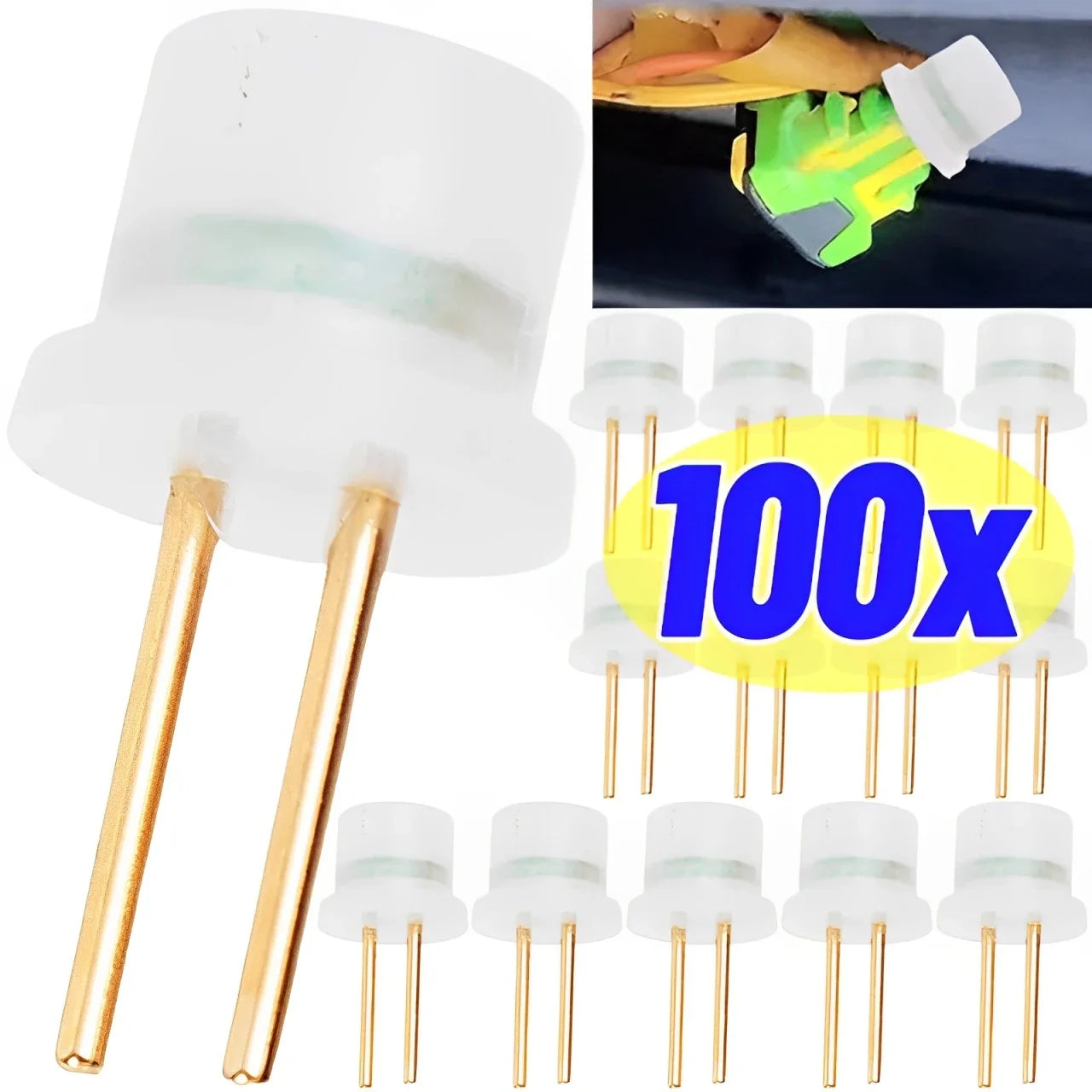 1-100Pcs Universal Car Airbag Decoder Resistor SRS Fault Diagnostic Tool Airbag Indicator Light Reset Repair Accessories