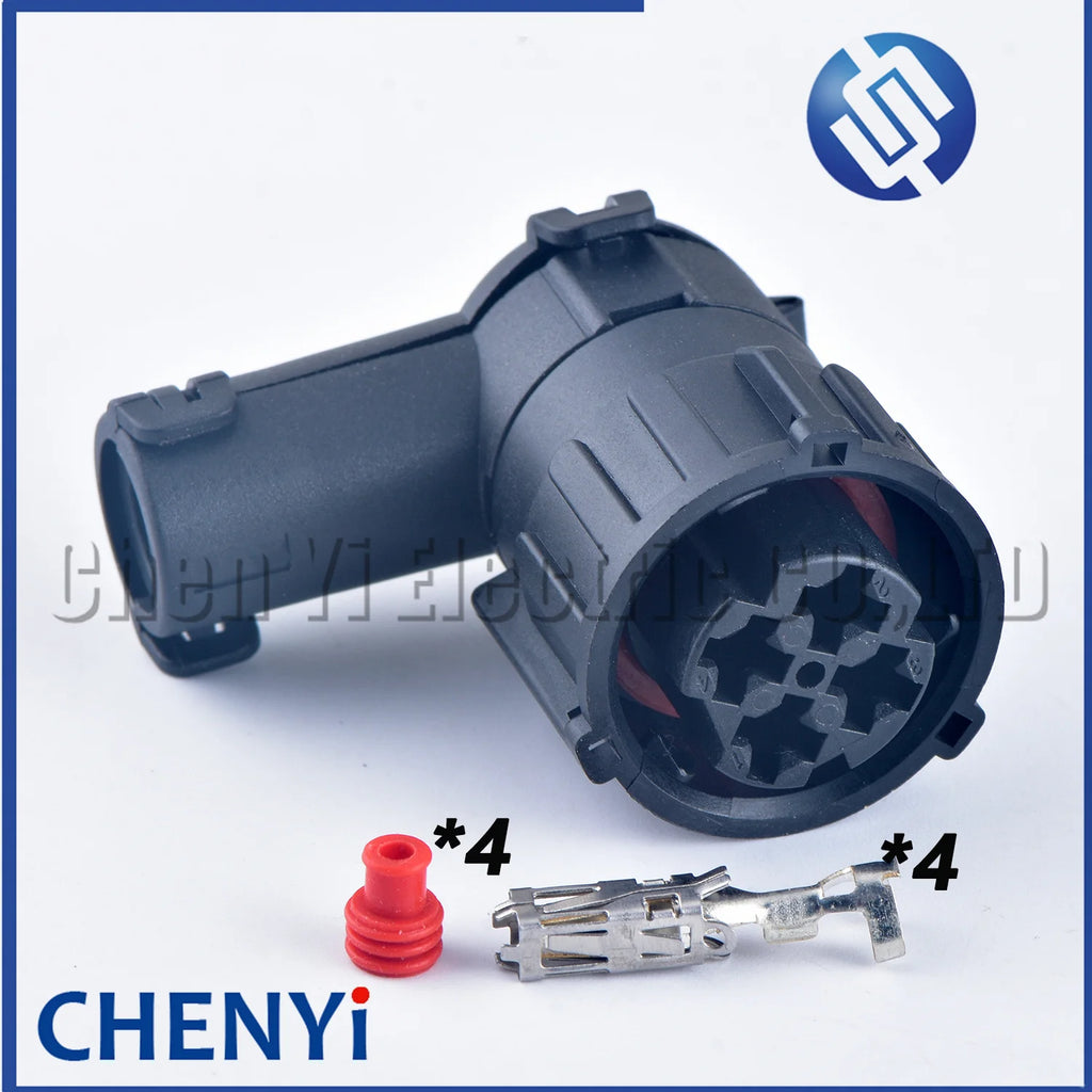 4 Pin Auto waterproof circular connector Solenoid valve plug Differential lock pressure switch plug for F3000 X3000 M3000 Truck