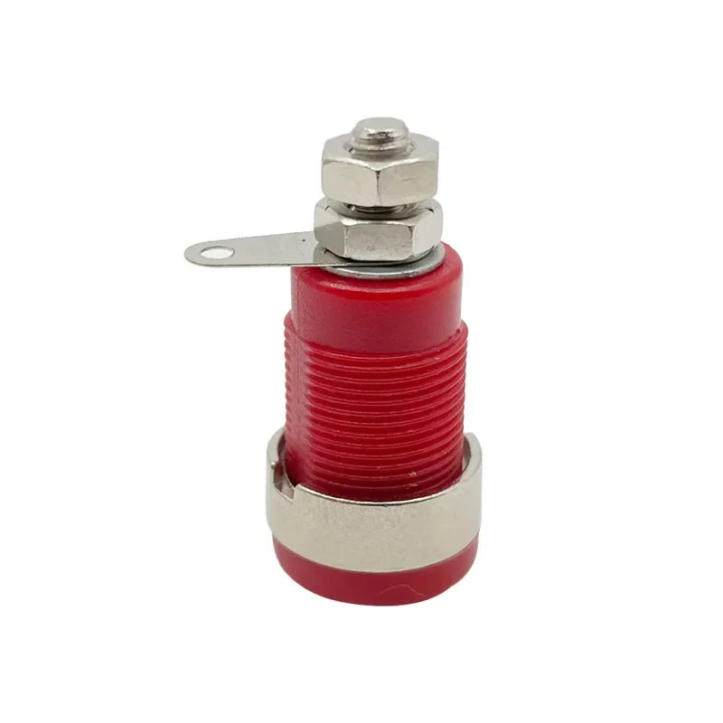 20PCS 4mm Banana Socket 32A Panel Mount Female Connectors, Insulated Safety Binding Post Jacks, 5 Colors for DIY Projects
