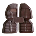 NEW Luxury Leather Car Floor Mats For Universality Foot Coche Accessories Carpets Waterproof Anti Dirty Amagi