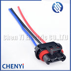 3 Pin Car waterproof connector Blower resistor electronic fan Wire harness plug 12124686 12124685 For Ford Mazda Buick Chevrolet