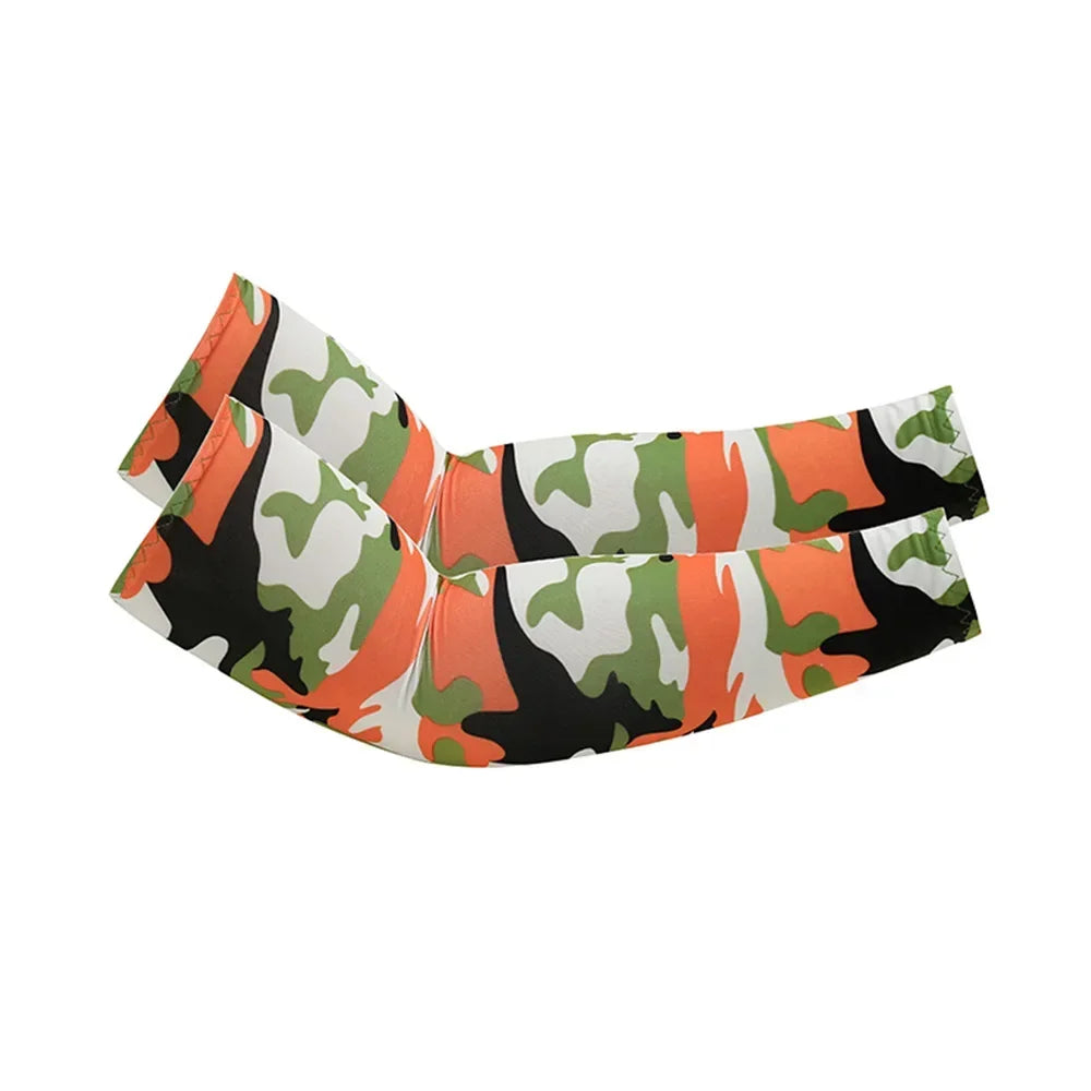 Tough Outdoors Sun Protection Sleeves UV Arm Sleeves for Men Women Golf Cooling Arm Baseball Sun Car Motorcycle Bicycle Amagi