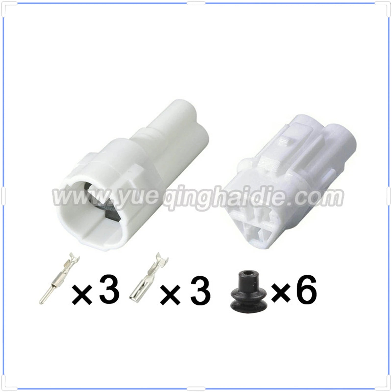 3Pin Connector Waterproof Sumitomo 2mm Male Female Connectors Automotive Wire Connector Cable Plug 6187-3231 6180-3241 6180-4771