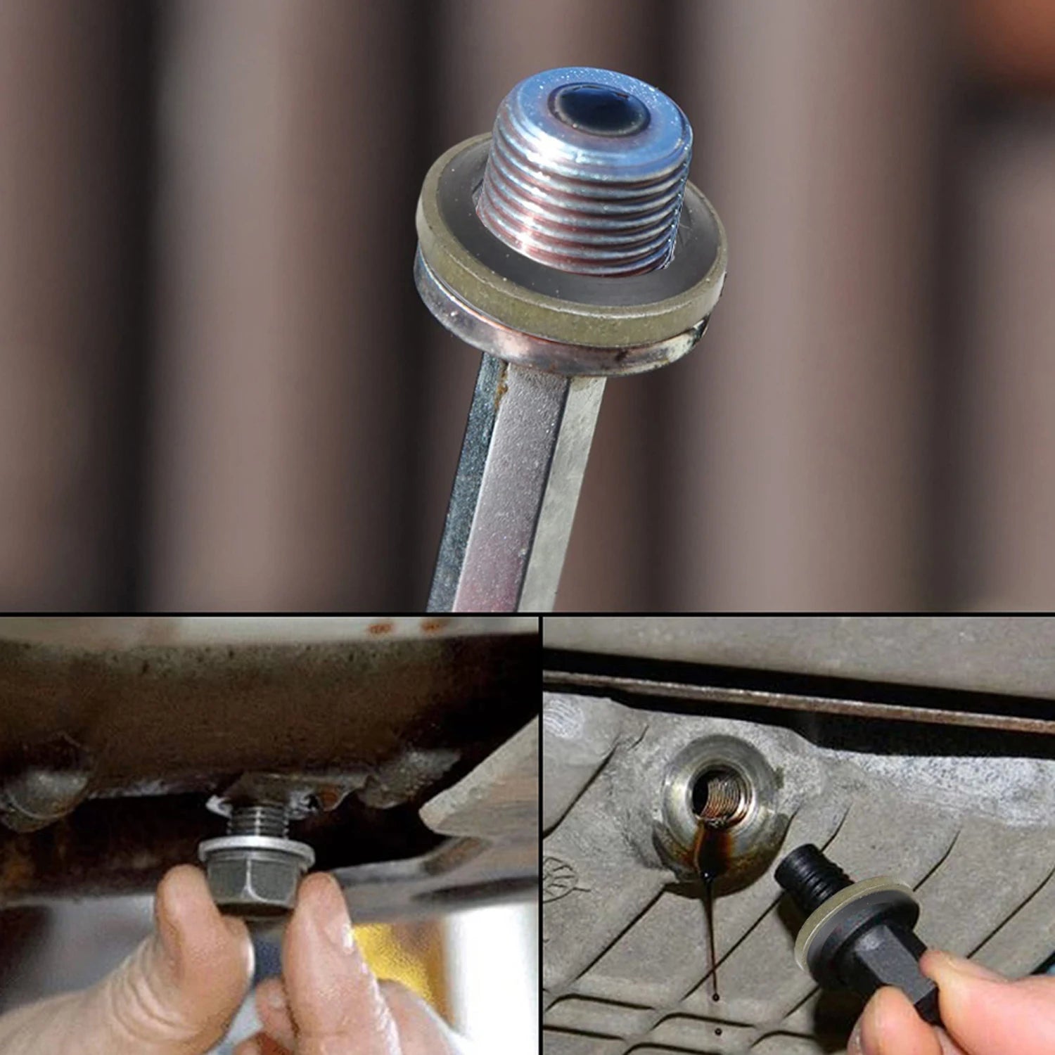 Non-Slip Car High Pressure Fuel Line Drain Plug Gasket Universal Oil Pan Gaskets Accessories Seal M6/M8/M10/M12/M14/M16/M18/M20