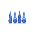4pcs Premium Aluminum Spike Wheel Stem Caps 45/60mm for Cars Trucks Bikes Motocycles Valve Dust Protection with Edgy Style amagi