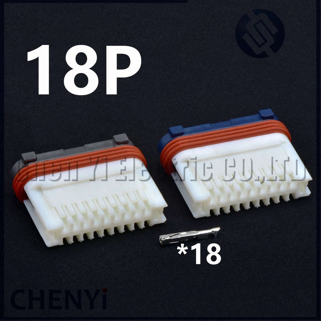 18 Pin automobiles motorcycles Waterproof connectors Wire harness plug 6188-0638 6188-0639 With pins For Yamaha