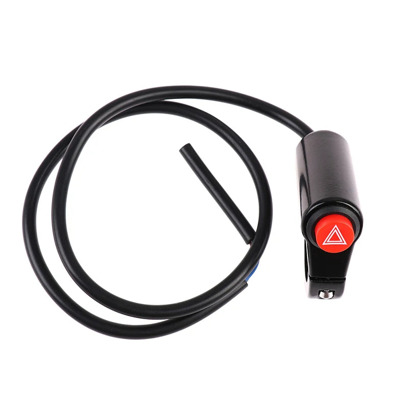 Motorcycle Switch Hazard Light Switch Button Electric Vehicle Double Flash Warning Emergency Lamp Signal Flasher