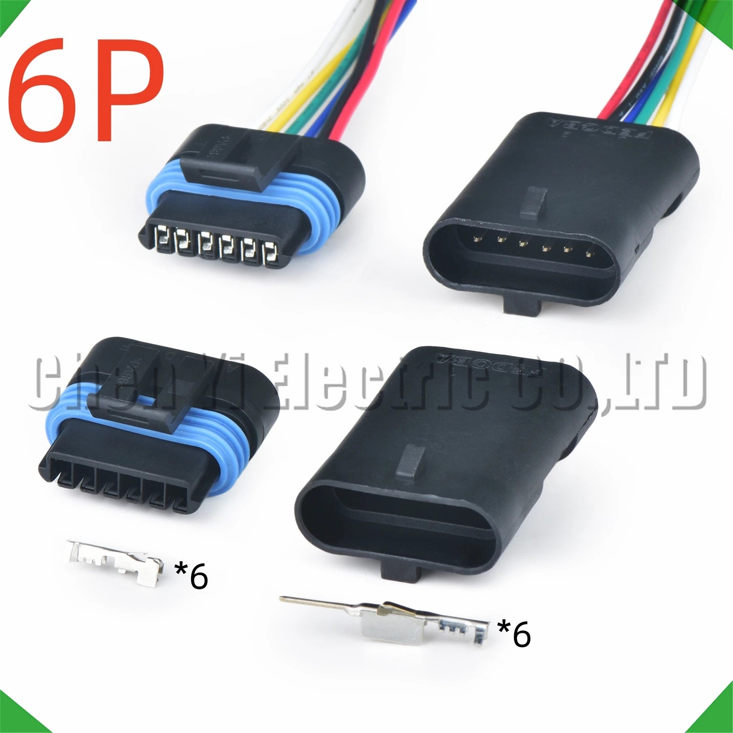 6-pin auto connector connector automotive connectors accelerator pedal harness 12066317