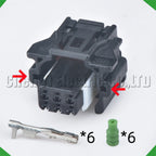6-Pin Auto Connector Connector Connectors Reversing Camera reversing radar Toyota