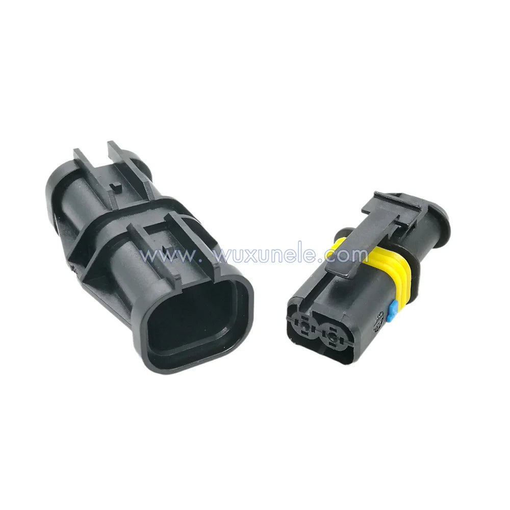 2 Pin Lear Sealed Wire Connector 18286.000.002 Automotive Adaptor Sensor Plug for Vehicle Electronics