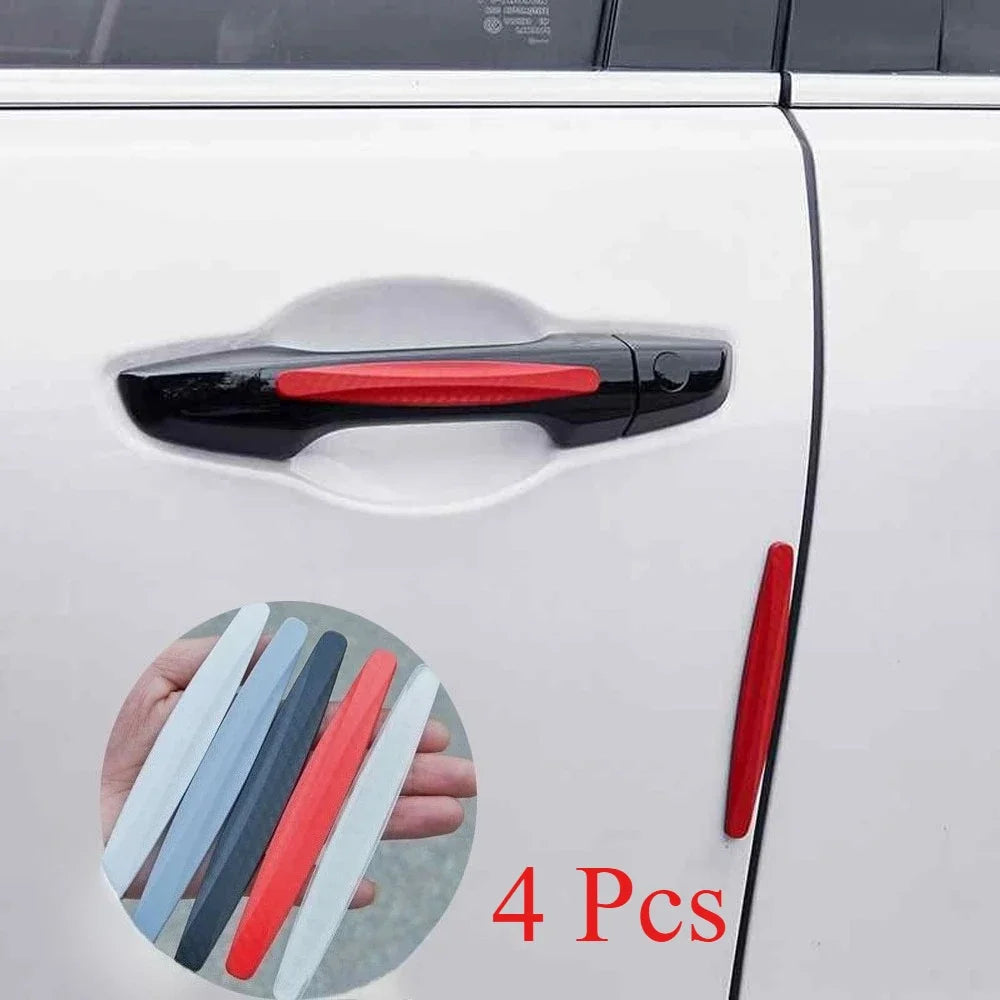 4/6Pcs Car Bumper Anti-collision Strips Door Body Scratch Automotive Protective Tape Strips Door Guard Lip Stickers Amagi