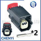 2 Pin Auto Fog lamp daytime light connector Temperature sensor plug AU5T-12A647-AC 31402-2510 34977-2100 For Ford Honda Toyota