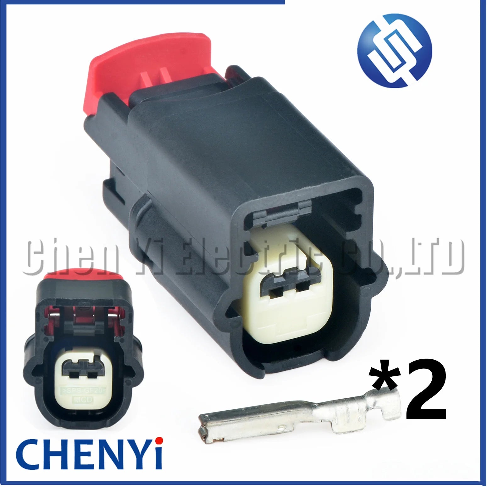 2 Pin Auto Fog lamp daytime light connector Temperature sensor plug AU5T-12A647-AC 31402-2510 34977-2100 For Ford Honda Toyota