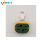 The 4-hole rubber shell is suitable for the excavator wiring harness connector with terminal DJ7049-1.6-21