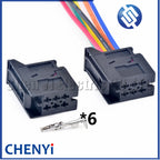 6 Pin Automotive connector Car Rear Light Lamp Taillight Wire Harness Plug 6Q0 937 702 6Q0937702