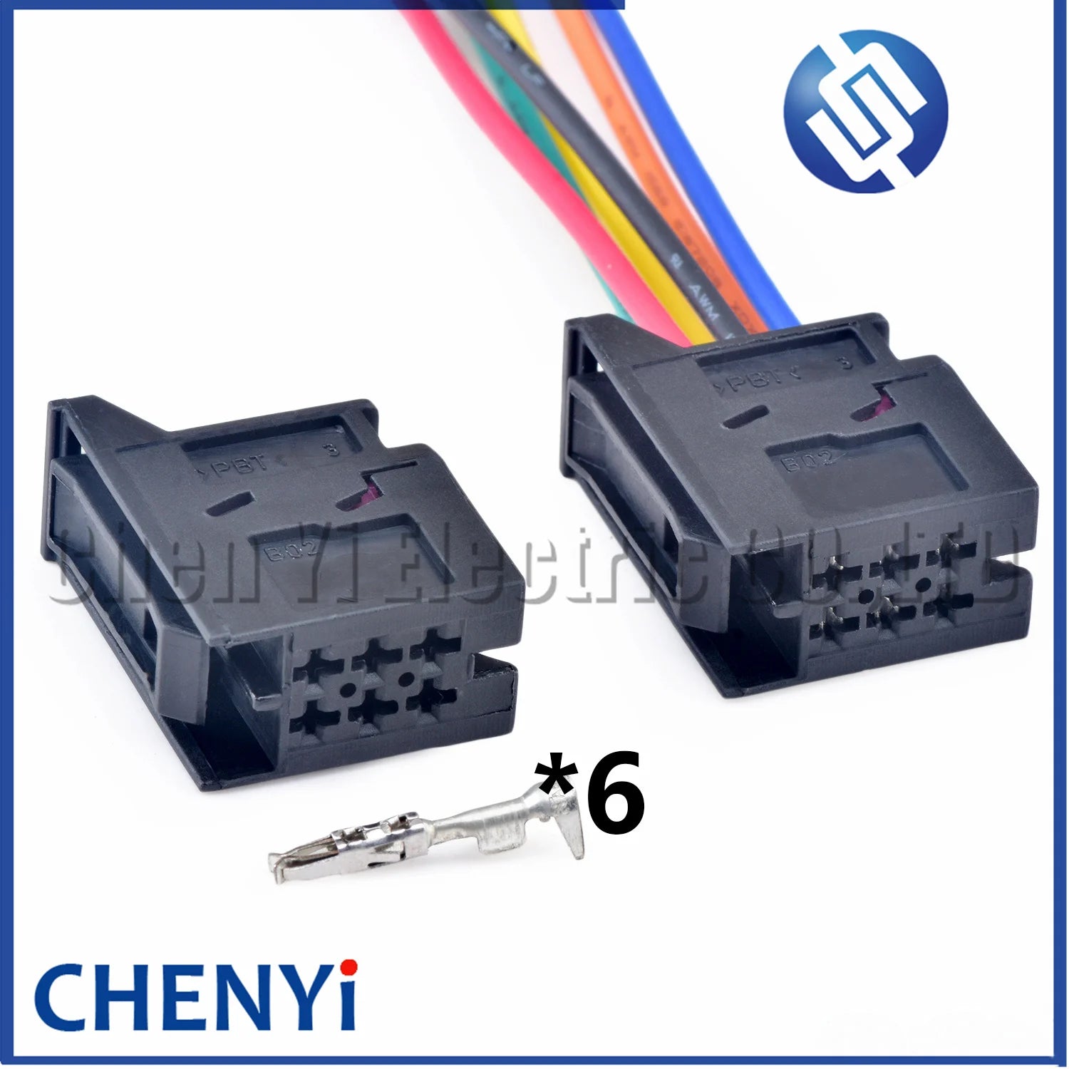 6 Pin Automotive connector Car Rear Light Lamp Taillight Wire Harness Plug 6Q0 937 702 6Q0937702