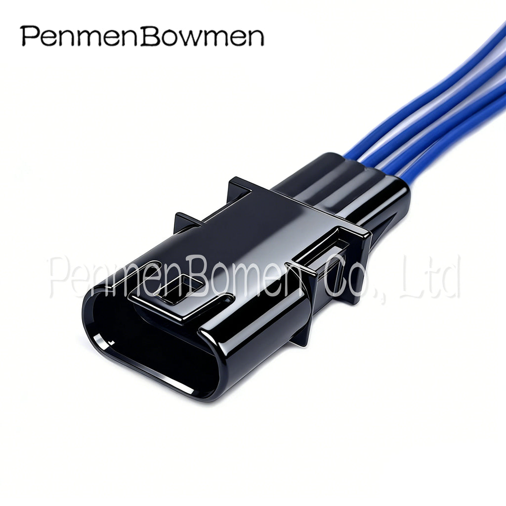 1 Set 4 Pin Car Rearview Mirror Heating Door Handle Electronic Connector Female Wiring Harness Plug Modified For BMW GT528i GT53