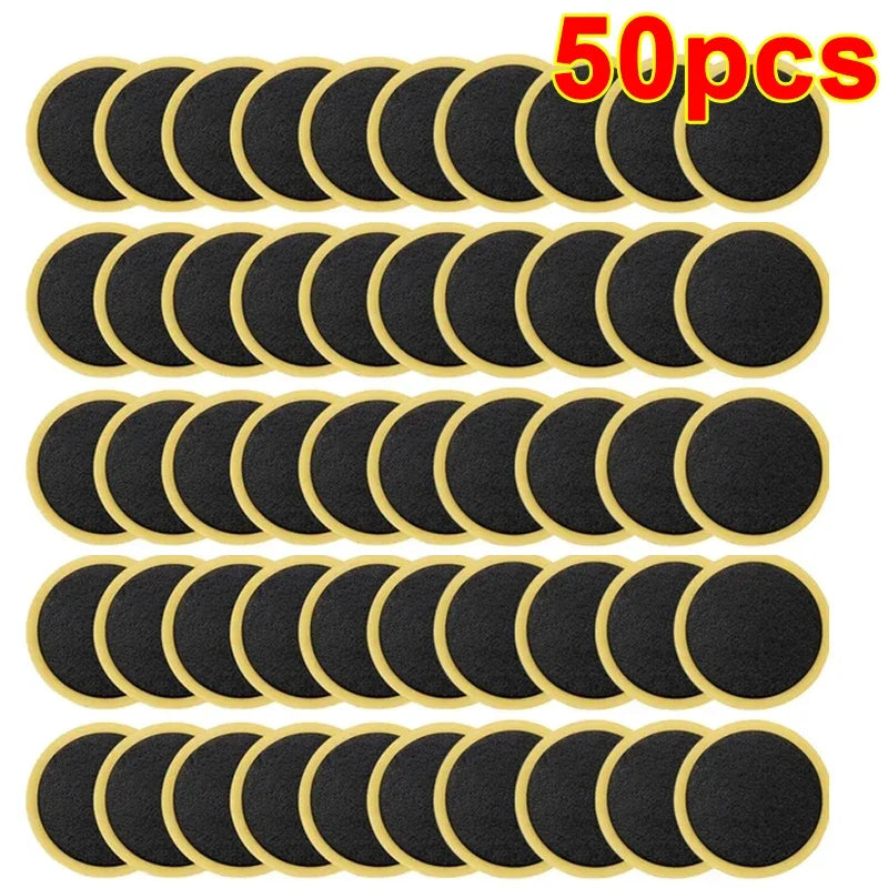 Bicycle Tire Repair Patch Glue-Free Adhesive Quick Repairing Tyre Protection Patch for Mountain Road Bike Inner Tyre Repair Pads