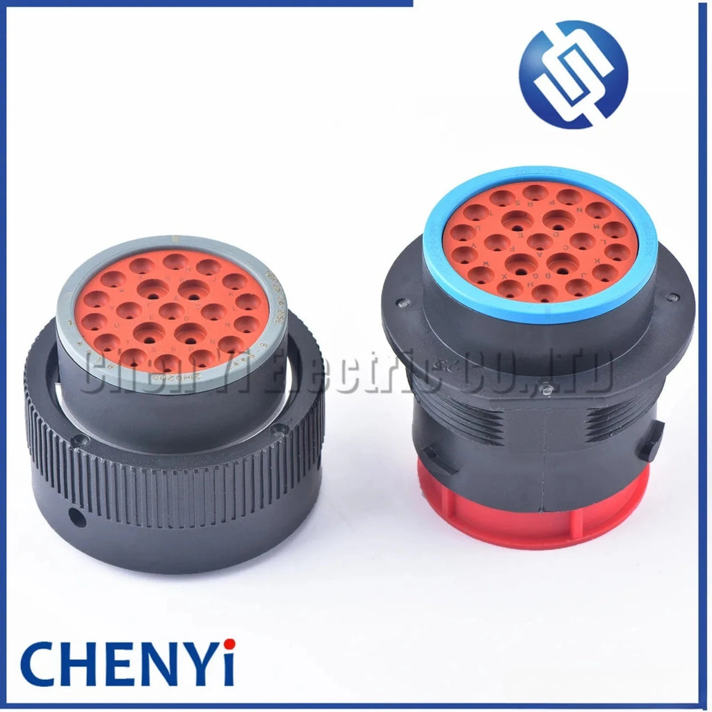 21 Pins connector Cavities HDP26-24-21SE HDP24-24-21PE automotive waterproof plug With Pins For Deutsch HDP series