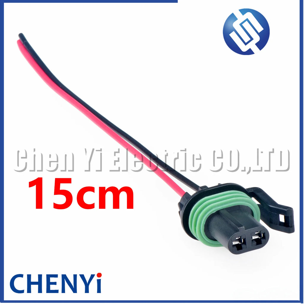 2 Pin Automotive waterproof connector fog light plug Harness connector CY000201A-2.8F CY000201B-2.8F For GM chevrolet With Pin