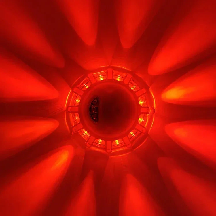 3 Pack LED Road Flares Emergency Warning Lights USB Rechargeable Magnetic Flashing Base Safety Disc for Roadside Assistance Amag
