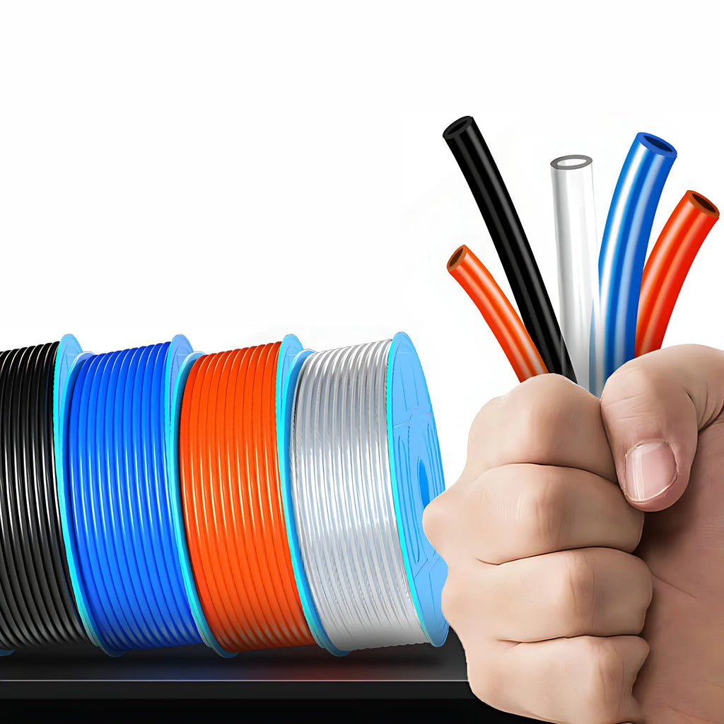 10M/20M/50M/100M Air Component Hose Polyurethane Tubing Tube 4mm 6mm 8mm 10mm 12mm Pipe Line Hose Pneumatic Tube for Compressor