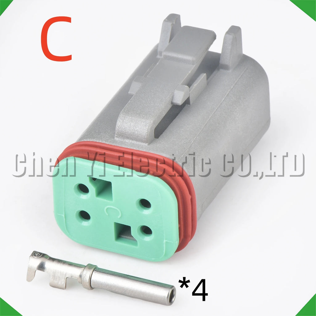 4 Pin Automotive Connectors Wire harness Plug DT06-4S DT06-4SA DT06-4SB DT06-4SC DT06-4...