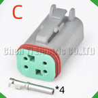 4 Pin Automotive Connectors Wire harness Plug DT06-4S DT06-4SA DT06-4SB DT06-4SC DT06-4...
