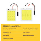 4pcs Car Interior Accessories 18/24/48 SMD T10 4W 12V COB Car Interior Panel LED Lights Lamp Bulb Car Dome Light Panel amagi