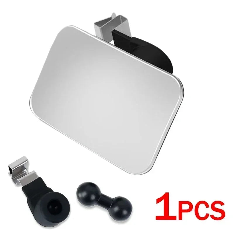 2/1PCS Car Auxiliary Blind Spot Mirror 360° Wide-Angle Adjustable HD Convex Mirrors Automotive Parking Reversing Rearview Mirror