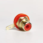 4/10/20PCS RCA Plug & Jack Set, Brass Gold-Plated Audio Connectors for Preamp, DIY Projects, Home Theater Sound Systems