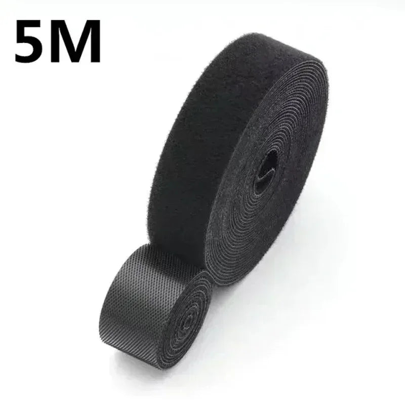 DIY Nylon Tape Self Adhesive Sewing Accessories Adjustable Fastener Straps For Wire Organizer Home Office Cable Management Amagi