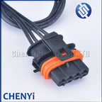 4 Pin female Auto Sealed Automotive Connector For MAP Sensor Ora plug 368162-1 With 15cm 18AWG wire Protective