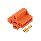 5-hole automotive relay seat 12V harness plug instrument connector with terminal DJJ7051A-6.3-21