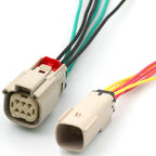 6 Pin Connector Waterproof 1.5mm Male Female Connector Motorcycle Electrical Harnesses Wiring Harness 33482-3602 33472-0602