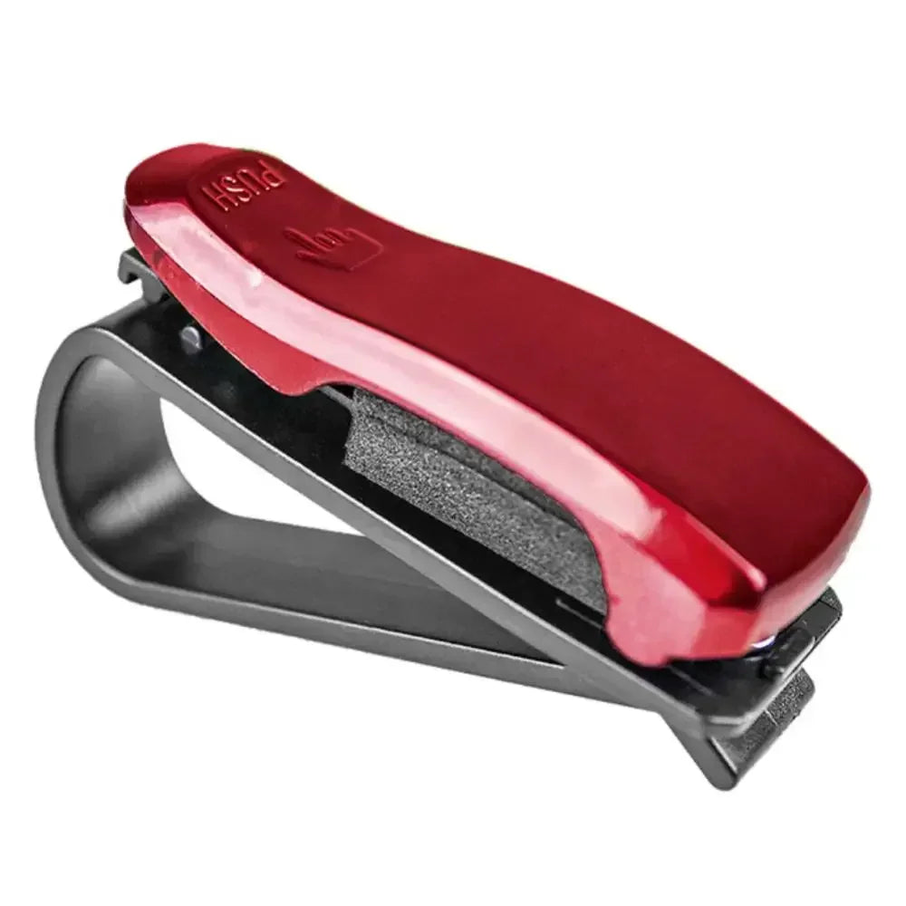 Universal Car Sunshade Glasses Case Sunglasses Clip Card Holder Bracket Fastener Pen Case Glasses Car Accessories Amagi
