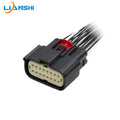 5set 33472-1601 33482-1601 male and female connector 16-hole automotive headlight wiring harness plug DJ7168W-1.5-21