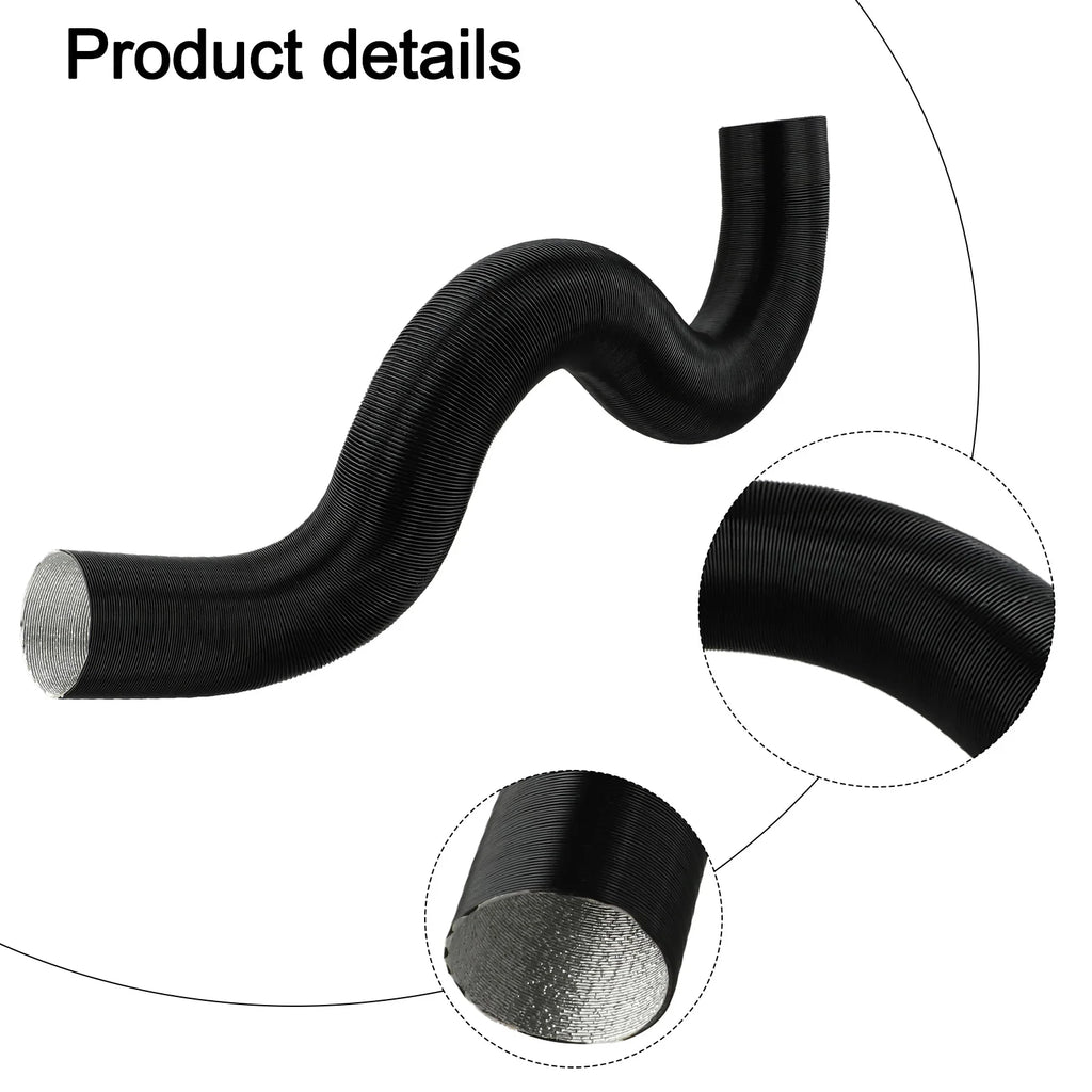 60 Mm Heating Duct Auxiliary Heater Accessories Aluminium Foil Air Intake Hose For Car Camper Heater Duct Pipe Tube Hose