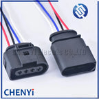 4 Pin 3.5 Waterproof connector 4B0973724 Ignition coil Extension adapter electrical wire plug 1J0973724 With harness 1J0 973 724