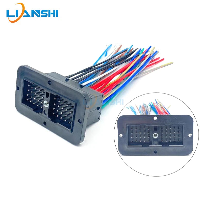 Apply carter 320 320 v1 / v2/311 d / 312 d / 315 d computer board plug line excavator parts 40 pin harness