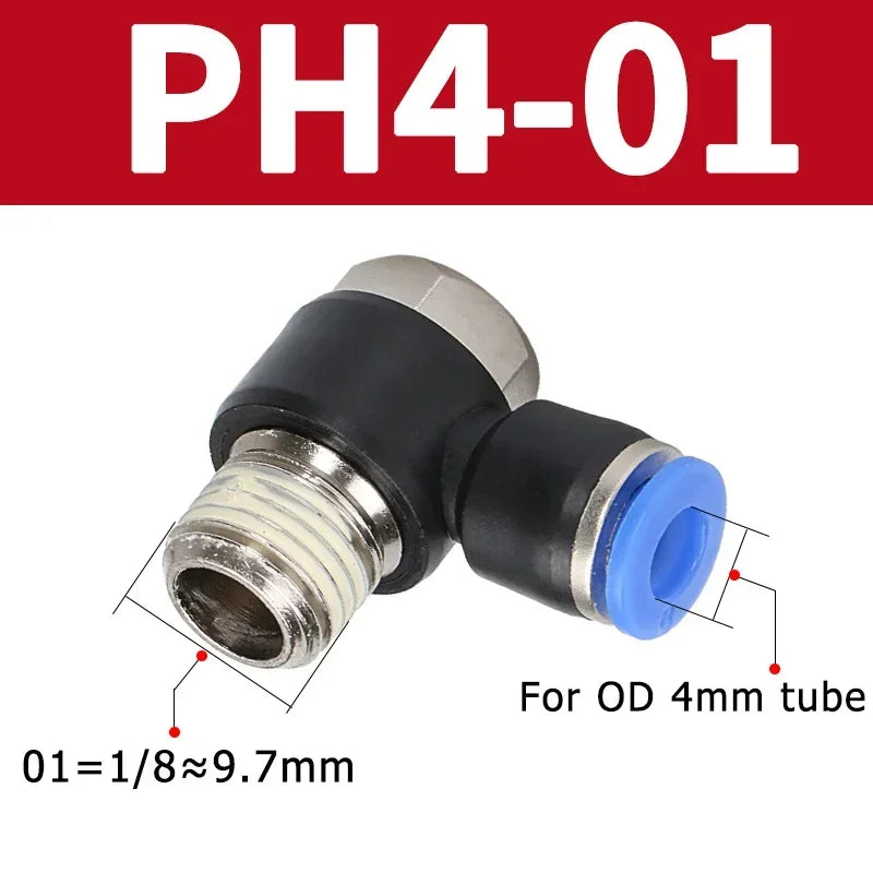 10/50/200PCS Pneumatic Straight Connector BSPT Thread, External Hex Air Hose Fitting 1/8 1/4 3/8 1/2 Inch for Air Compressor
