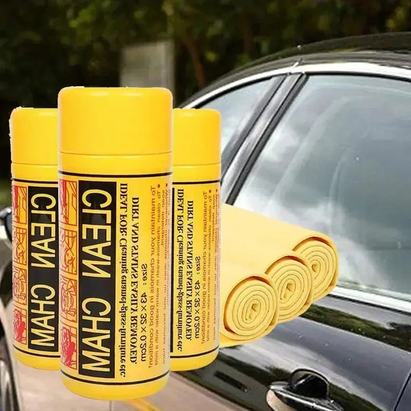 Thickened Large PVA Deer Skin Towel Car Wash Towel Pet Absorbent Towel Hair Dryer Home Car Cleaning Cloth Soft Surface Wipe Amag