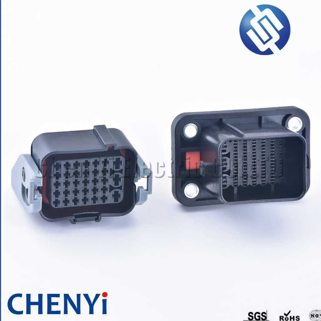33 Pin Engine Front Bumper Body Plug Auto Waterproof Connector Socket For Buick Cruze Roewe DJ7331-1.5-3.5-11/21 With Pins