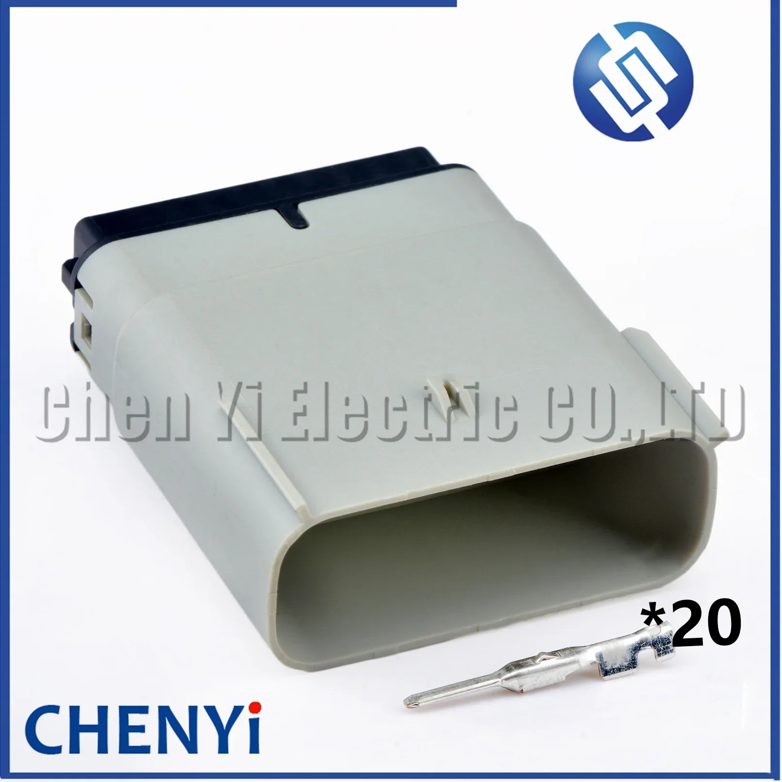 Grey 20 Pin Autowaterproof connector female or male excavator panel Plug With Pins 33472-2749 33472-2249 For JCB