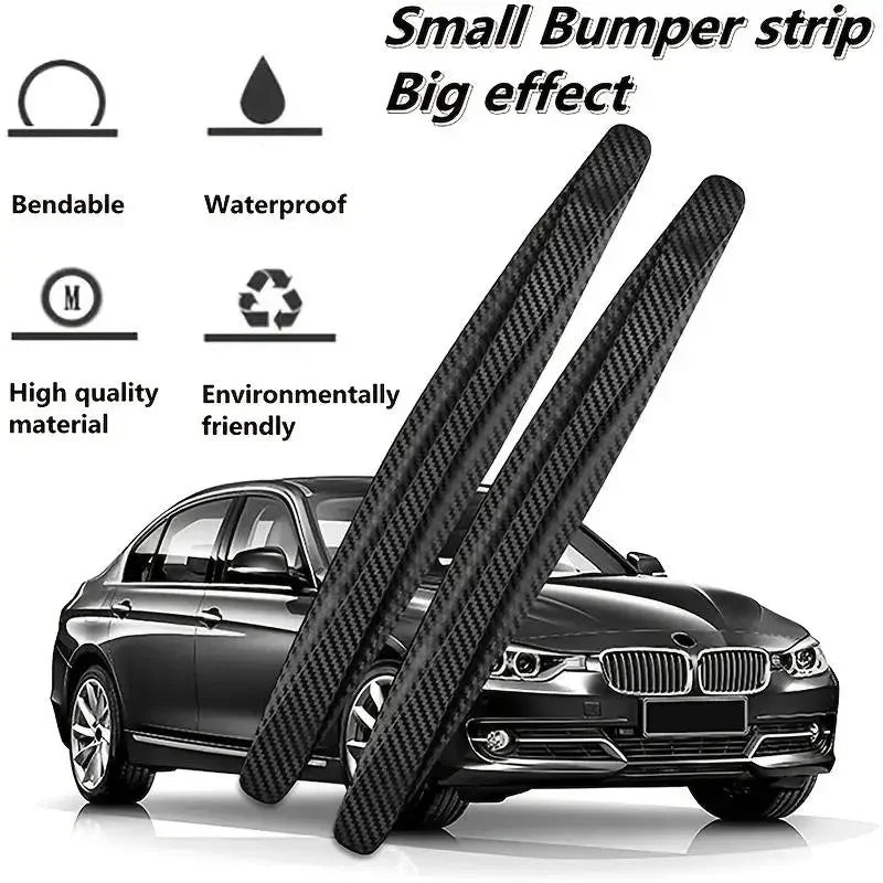 4/6Pcs Car Bumper Anti-collision Strips Door Body Scratch Automotive Protective Tape Strips Door Guard Lip Stickers Amagi