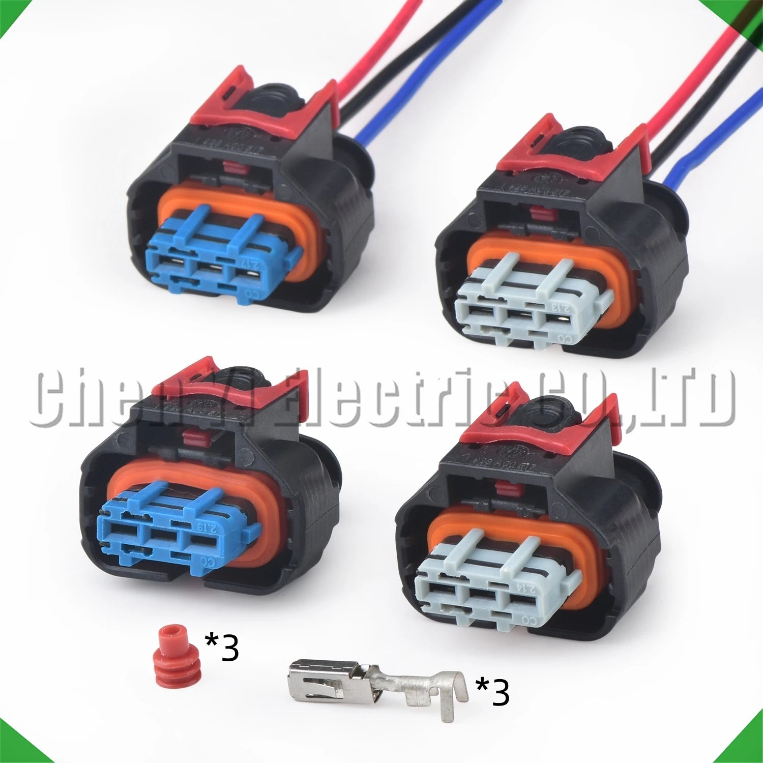 3 Pin Automotive Connectors rail pressure sensor Wire harness Plug 1928405523 1928405718