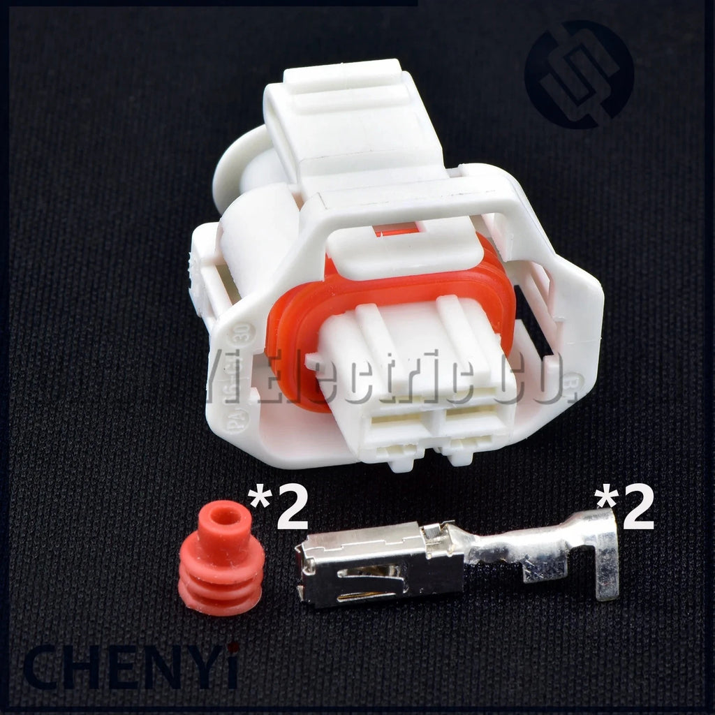 white 2 Pin female 2.8mm series Automotive waterproof connector Fuel injector plug 1928403878 With  pins