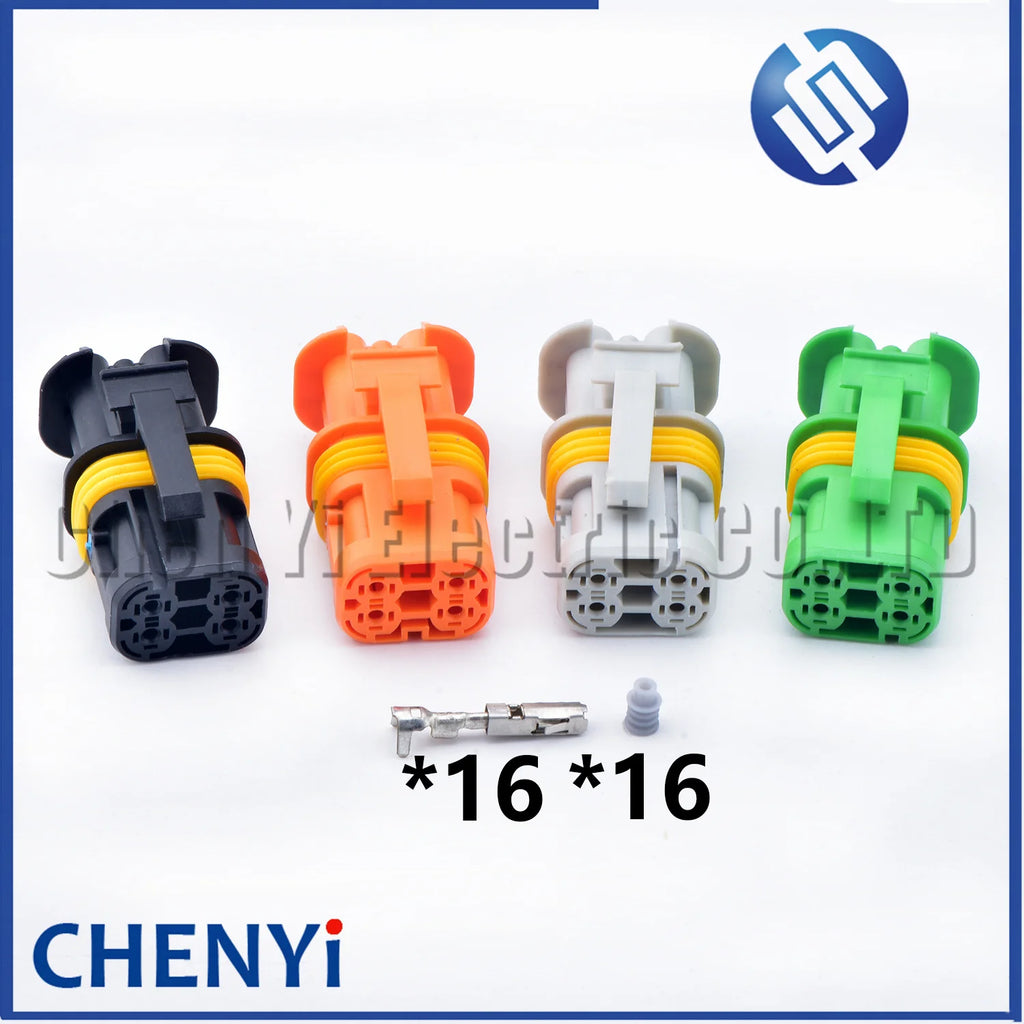 4 Pin Automobile waterproof connector Rear modulator plug 18650.000.001 18164.000.002 For МАN truck EBS Knor 2.2 2.3