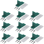 10 Pcs Compatible  Snow Guard For Metal Roof With  Foot Pads And Screws Including  Sealing Gaskets Easy Install  Secure Screws
